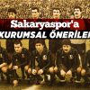 Sakaryaspor’a Kurumsal Öneriler